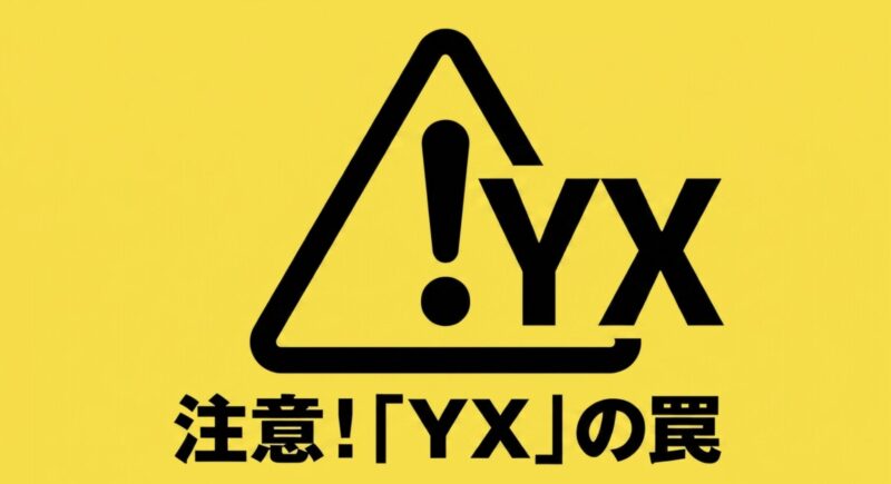 中古や通販で見かけるビビYXという表記の罠と注意喚起のスライド