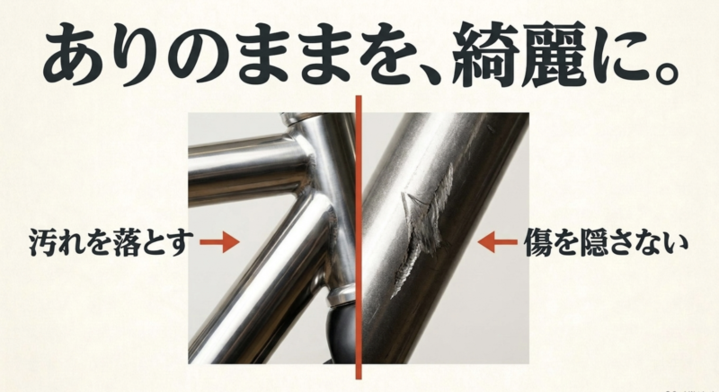 「ありのままを、綺麗に。汚れを落とす、傷を隠さない」査定前の掃除と正直な申告の重要性